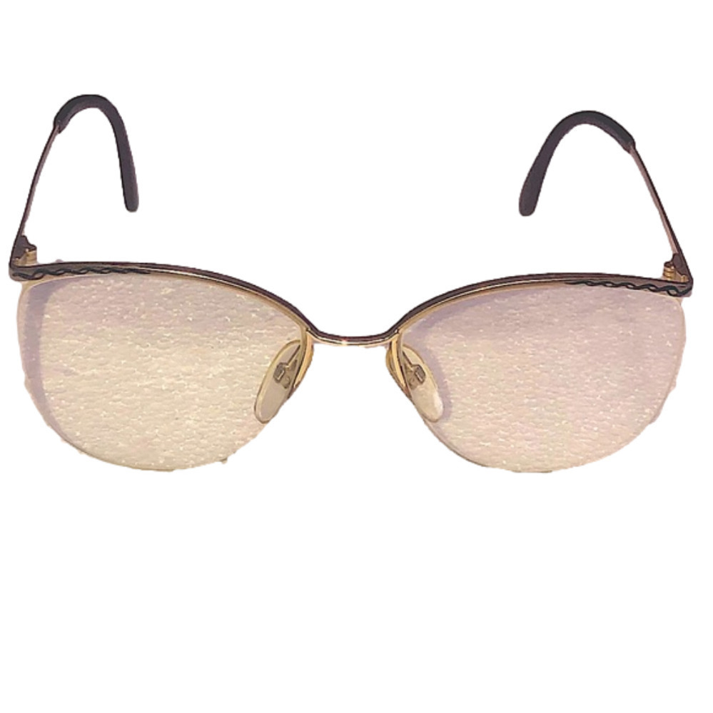 VTG Rodenstock Lady R Tour 805 RD 140 Gold Tone Frames w Twist Accent Design EUC